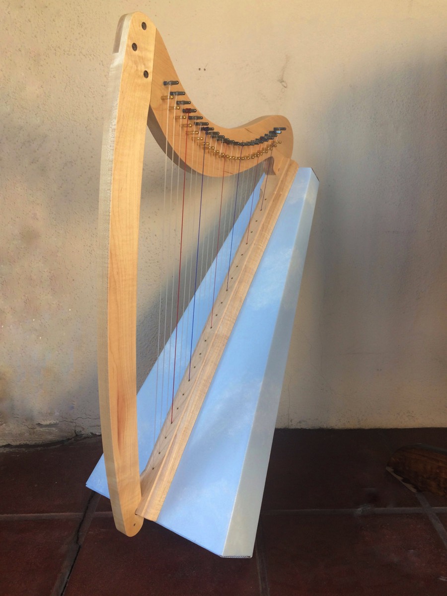 small blue harp 2
